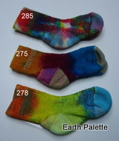 Hand dyed Socks 22 (Size 5-8 Child)